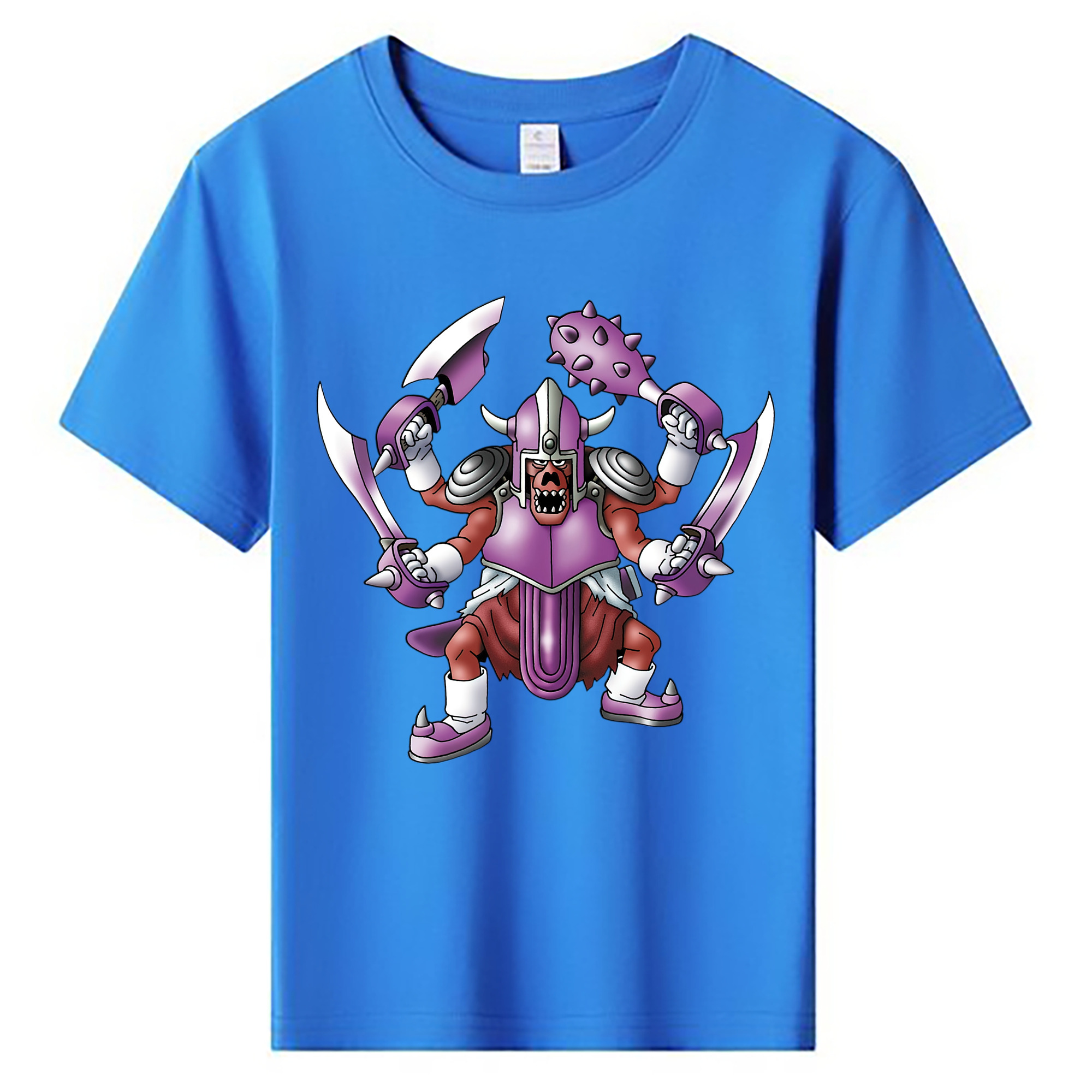 （画像用） ドラゴンクエスト Doragon Kuesuto Dragon Quest 綿100％キッズTシャツ（フロントプリント）